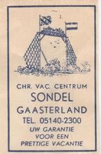 chr. vac. centrum Sondel Gaasterland - Friese Vlag, Verzamelen, Ophalen of Verzenden