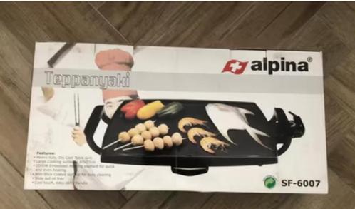 Alpina teppanyaki grillplaat, Witgoed en Apparatuur, Gourmetstellen, Zo goed als nieuw, 4 t/m 7 personen, Ophalen of Verzenden