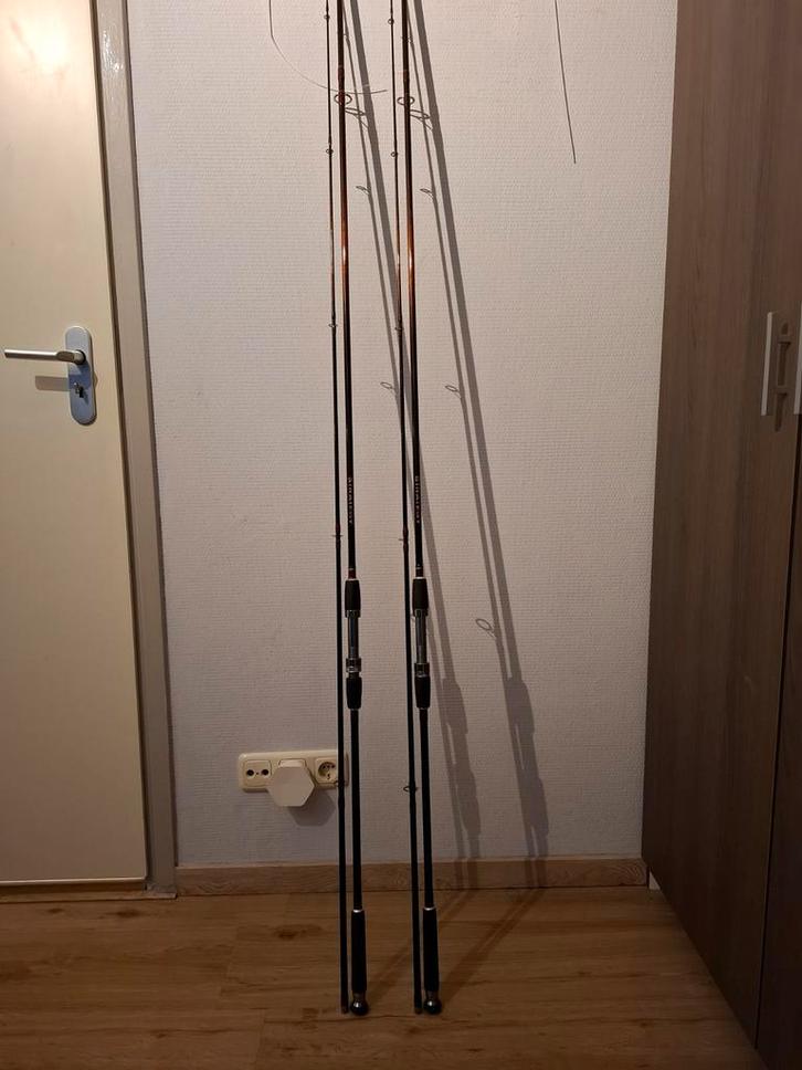 2 Spro 2,5lb Karperhengels, Watersport en Boten, Hengelsport | Karpervissen, Werphengel, Ophalen