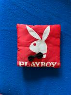 PLAYBOY KONIJN KUSSENTJE 11:11cm, Huis en Inrichting, Ophalen of Verzenden, Zo goed als nieuw, Rood, Vierkant