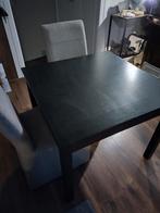 Uitschuifbare eettafel met 2 stoelen, Ophalen, Vijf personen of meer, Rechthoekig, 50 tot 100 cm