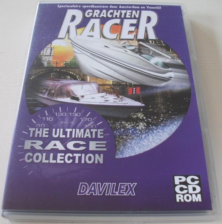 PC Game *** GRACHTEN RACER *** Spectaculaire speedbootrace, Spelcomputers en Games, Games | Pc, Zo goed als nieuw, Racen en Vliegen