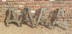 2 sets gietijzeren tafelpoten machinepoten A-frame, Ophalen