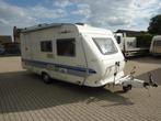 Hobby de Luxe 440 SF + Mover Voortent Luifel Fietsendrager, Caravans en Kamperen, Caravans, Schokbreker, Vast bed, Hobby, Bedrijf