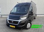 Fiat Ducato 35H 2.3 MultiJet L3H2*ECC*CRUISE*NAVI*HAAK*CAMER, Auto's, Voorwielaandrijving, Gebruikt, 3000 kg, Zwart
