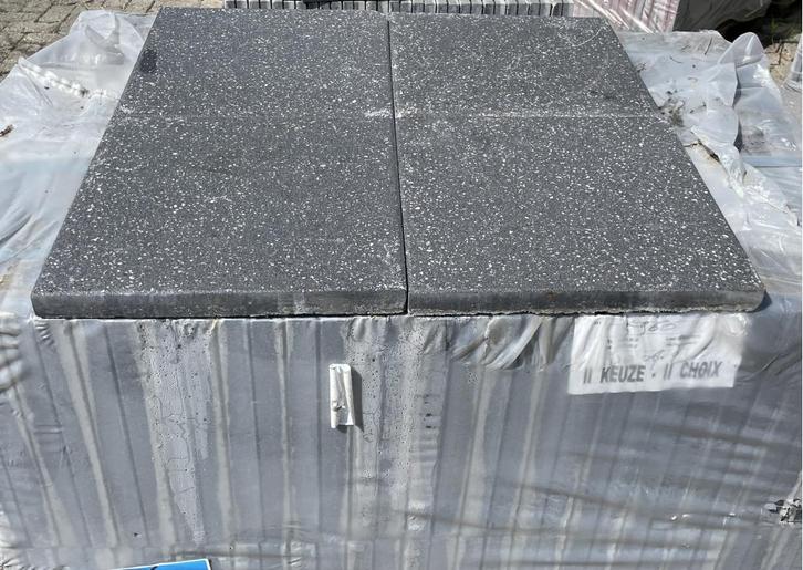 LOW BUDGET restpartij tegels 40x40 Lausanne (5960), Tuin en Terras, Tegels en Klinkers, Nieuw, Terrastegels, Beton, 10 m² of meer