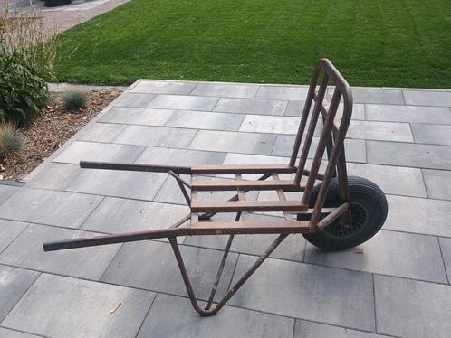 Steenkruiwagen, Tuin en Terras, Kruiwagens, Gebruikt, Handmatig, Eenwielig, Ophalen