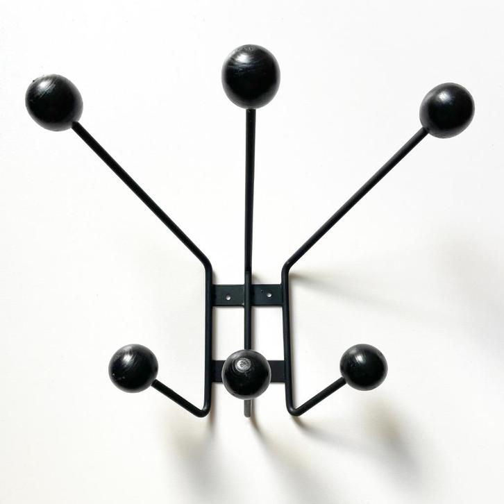 Deens design grote KAPSTOK retro vintage Sputnik space MCM, Huis en Inrichting, Woonaccessoires | Kapstokken, Gebruikt, Wandkapstok