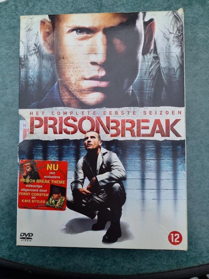 De originele serie van Prisonbreak op DVD - 4 seizoenen, Cd's en Dvd's, Dvd's | Actie, Zo goed als nieuw, Actiethriller, Boxset