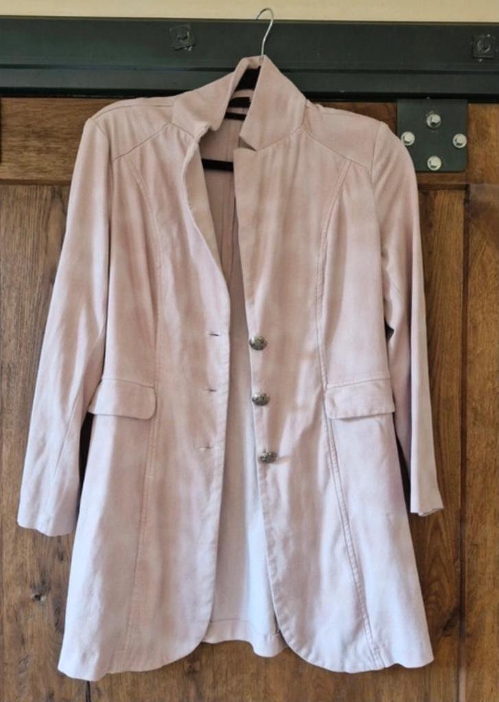 Helena Hart Blazer licht roze gemêleerd maat XL valt als L, Kleding | Dames, Jasjes, Kostuums en Pakken, Gedragen, Jasje, Maat 42/44 (L)