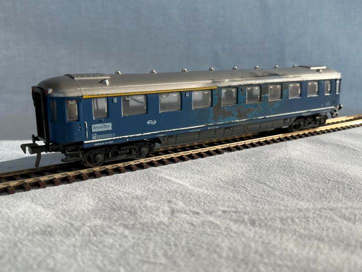 Fleischmann NS Plan K (aangepast), Hobby en Vrije tijd, Modeltreinen | H0, Gebruikt, Wagon, Gelijkstroom, Fleischmann, NS, Ophalen of Verzenden