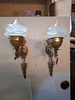 Barok wandlamp set van 2, Huis en Inrichting, Lampen | Wandlampen, Ophalen of Verzenden, Zo goed als nieuw