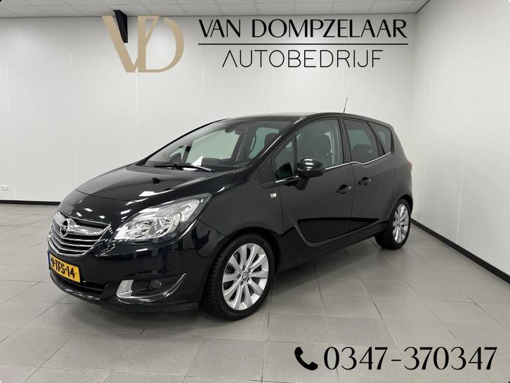 Opel Meriva 1.4 Turbo 140PK Cosmo / Leder / Trekh / Panodak, Auto's, Opel, Bedrijf, Te koop, Meriva, ABS, Achteruitrijcamera, Airbags