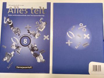 Alles telt, rekenen, groep 8, werkschrift, Thiememeulenhof beschikbaar voor biedingen