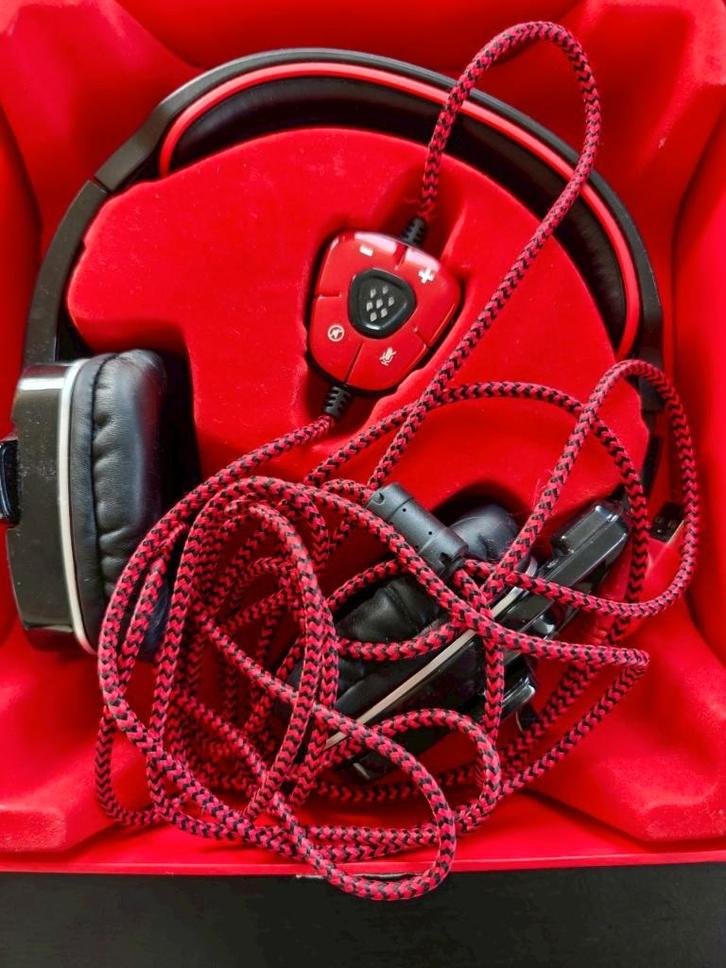 Gaming headset Trust GXT 340 – werkt perfect – goedkoop, Computers en Software, Headsets, Zo goed als nieuw, Over-ear, Bedraad