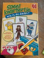 Speel Kwartiertje: Wie is de dader? Bordspel Jumbo, Drie of vier spelers, Ophalen of Verzenden, Nieuw