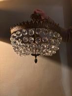 Antieke plafondlamp, Ophalen, Gebruikt, Glas