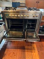 Boretti Fornuis met dubbele oven en bakplaat, Witgoed en Apparatuur, Fornuizen, Gebruikt, 60 cm of meer, Grill, Ophalen of Verzenden