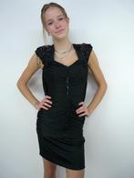 *Abfab Vintage Zwarte 80's Jurk 34*, Climax, Zwart, Ophalen of Verzenden, Zo goed als nieuw