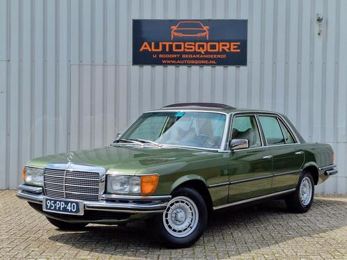 Mercedes-Benz S-Klasse 280S W116 NAP (bj 1977, automaat), Auto's, Oldtimers, Bedrijf, Te koop, Open dak, Radio, Mercedes-Benz