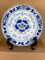 Porceleyne Fles geboorte bord Maria Carolina Christina 1974, Verzamelen, Koninklijk Huis en Royalty, --, Overige typen, Ophalen of Verzenden