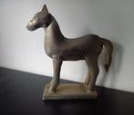 Metalen decoratie paard met versieringen, Huis en Inrichting, Woonaccessoires | Overige, Ophalen of Verzenden, Zo goed als nieuw