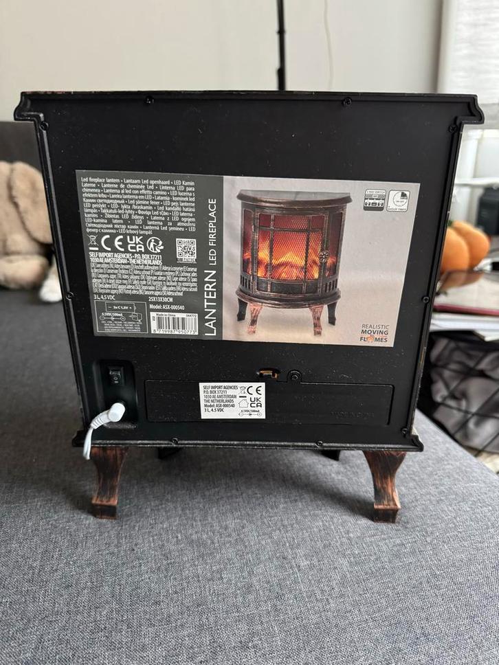 Decoratieve LED Lantaarn Kachel, Huis en Inrichting, Kachels, Zo goed als nieuw, Vrijstaand, Overige soorten, Elektrisch, Ophalen