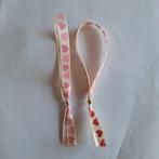 lint armband crème 2x, Sieraden, Tassen en Uiterlijk, Kindersieraden, Ophalen of Verzenden, Nieuw, Roze