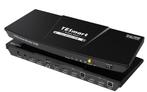 Tesmart KVM 2 poort Dual monitor 4k 4:4:4 @60hz 2 pc switch, Computers en Software, Ophalen of Verzenden, Zo goed als nieuw
