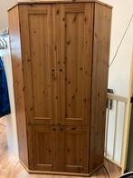 Hoekkast Grenenhout 205x125x68cm, Ophalen, Gebruikt, 100 tot 150 cm, 200 cm of meer
