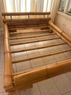 Bamboe Bedframe (Tweepersoons), Ophalen, Overige materialen, Gebruikt, Bruin