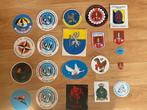 Diverse stickers defensie, Verzenden, Landmacht, Nederland, Embleem of Badge