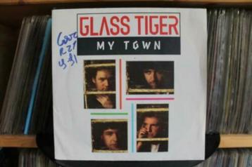 7" Single Glass Tiger - My Town / The Tragedy (Of Love)