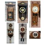 6 oude goed werkende klokken in één koop voor €25 p/s, Antiek en Kunst, Antiek | Klokken, Ophalen