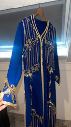 Prachtige blauwe Takchita, Maat 38/40 (M), Galajurk, Blauw, Ophalen of Verzenden