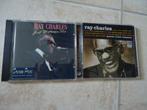 2x Ray Charles - Just between us - Genius loves company, Ophalen of Verzenden, Gebruikt, Jazz