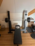 Gorillasports halterbank, Sport en Fitness, Fitnessmaterialen, Ophalen, Gebruikt, Borst, Fitnessbank