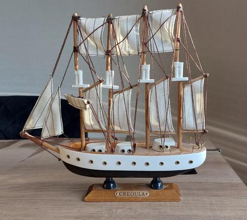 Miniatuur zeilboot Creoula, Hobby en Vrije tijd, Modelbouw | Boten en Schepen, Zo goed als nieuw, Overige merken, Ophalen of Verzenden