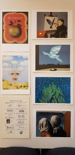 Set van 7 ansichtkaarten René Magritte, 1980 tot heden, Nieuw, Ophalen of Verzenden, Prent