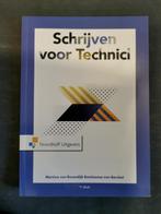 Schrijven voor Technici studieboek, Martine van Bouwdijk, Zo goed als nieuw, Beta, HBO