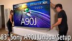 Sony 83 inch A90J MET GARANTIE OLED TV, Audio, Tv en Foto, Televisies, 100 cm of meer, 120 Hz, OLED, Sony