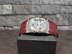 Omega Constellation Quadra MOP Diamond 0.69ct fullset, Leer, Staal, Ophalen of Verzenden, Zo goed als nieuw