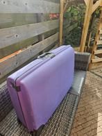Carlton Reiskoffer Paars - Hardcase met Slot, Gebruikt, Hard kunststof, Slot, Ophalen of Verzenden