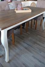 Mooie houten tafel, Ophalen, Gebruikt, 200 cm of meer, 50 tot 100 cm