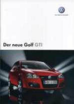 Volkswagen VW Golf 5, GTI of R32 brochure/auto folder 04-07, Boeken, Volkswagen, Ophalen of Verzenden
