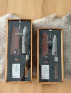 FORGED VG10 Messenset: 18cm & Santoku, Huis en Inrichting, Keuken | Bestek, Ophalen of Verzenden, Nieuw, Rvs of Chroom, Los bestek