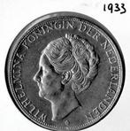2½ Gulden - Wilhelmina 1933, Zilver, Ophalen of Verzenden, Koningin Wilhelmina, Losse munt