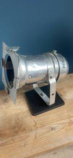 Vintage filmspot lamp rvs, Ophalen, Zo goed als nieuw, Minder dan 50 cm