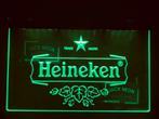 Led Lichtbord HEINEKEN 3d neon look, Nieuw, Ophalen of Verzenden, Lichtbak of (neon) lamp