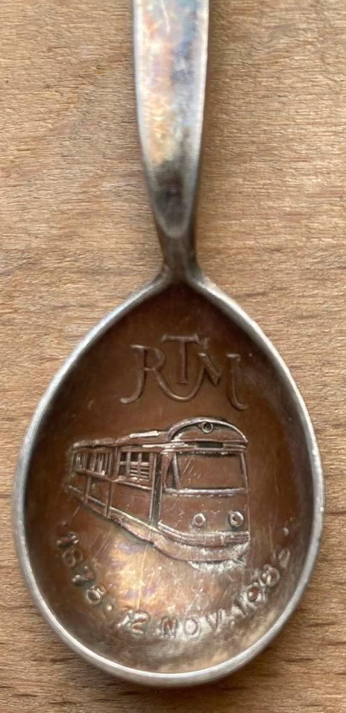 Oude lepel Rotterdamsche Tramweg Maatschappij 1878 1953, Antiek en Kunst, Curiosa en Brocante, Verzenden